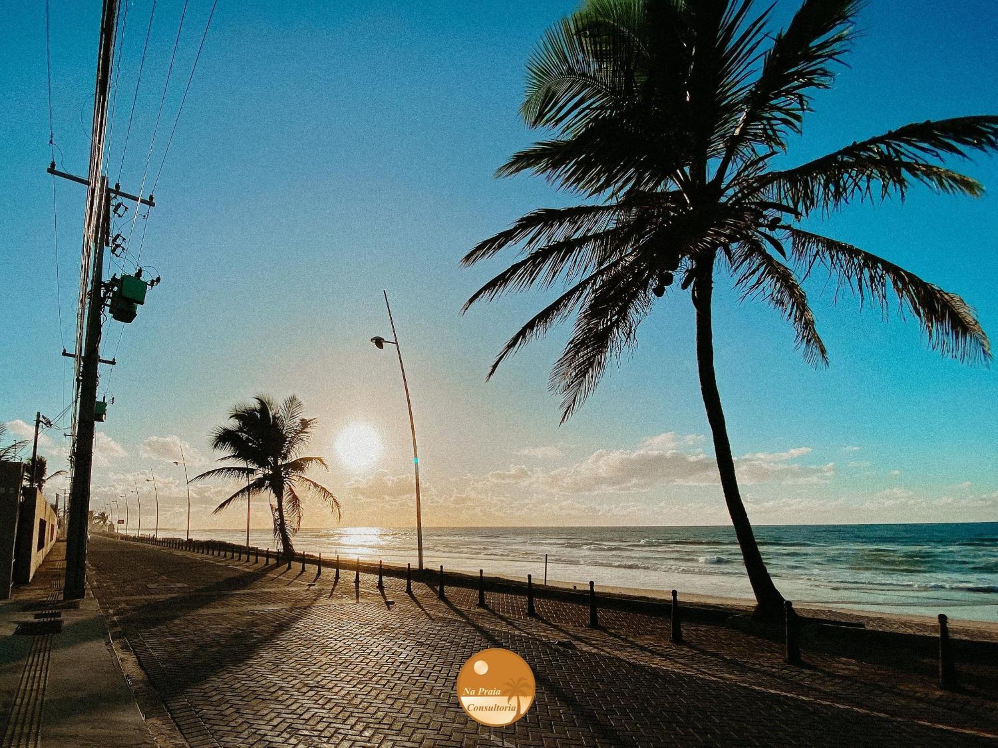 Pe Na Areia, Piscina Borda Infinita, Vaga De Garagem, Portaria 24 Hs Daire Salvador da Bahia Dış mekan fotoğraf