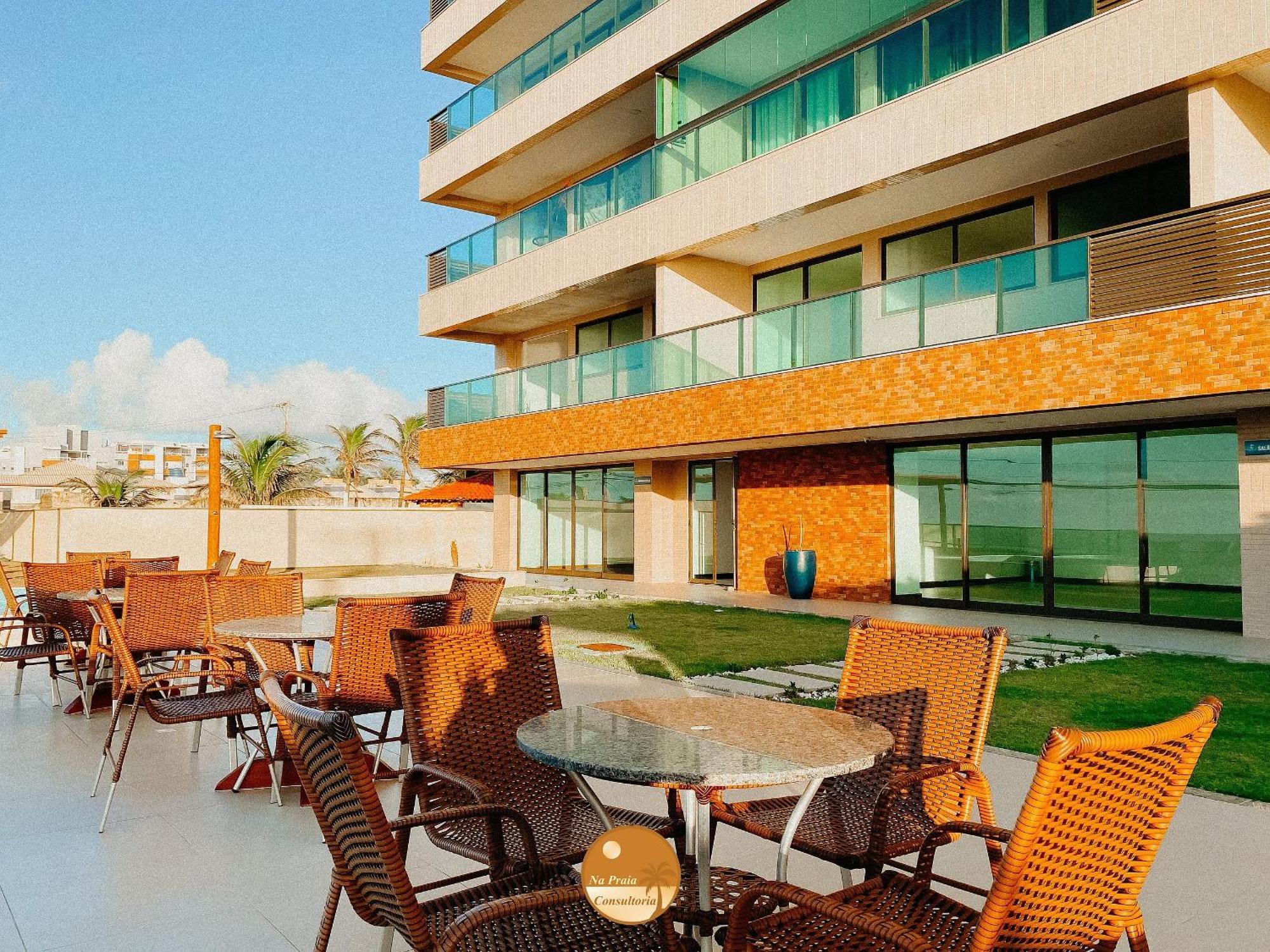 Pe Na Areia, Piscina Borda Infinita, Vaga De Garagem, Portaria 24 Hs Daire Salvador da Bahia Dış mekan fotoğraf