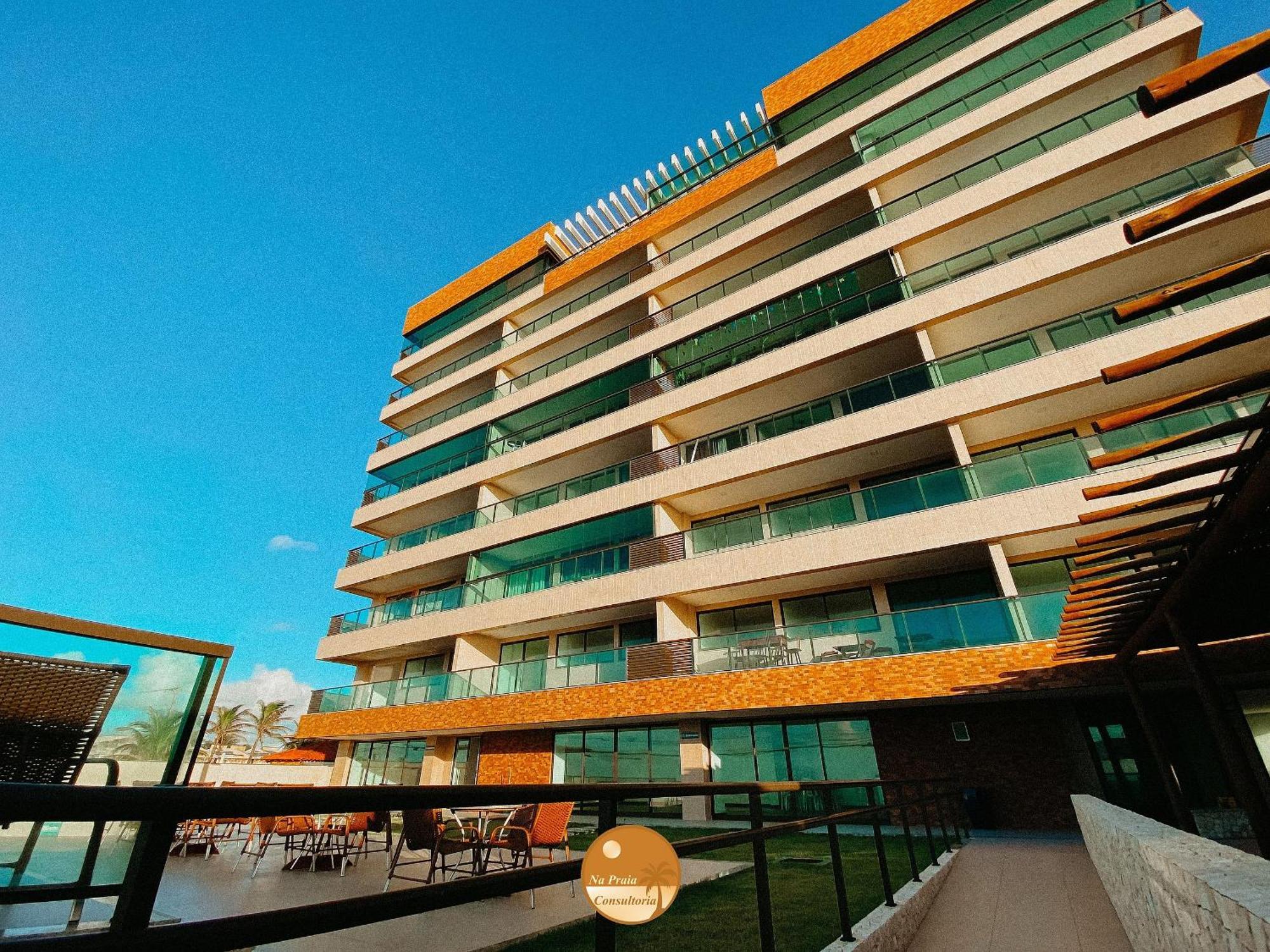Pe Na Areia, Piscina Borda Infinita, Vaga De Garagem, Portaria 24 Hs Daire Salvador da Bahia Dış mekan fotoğraf