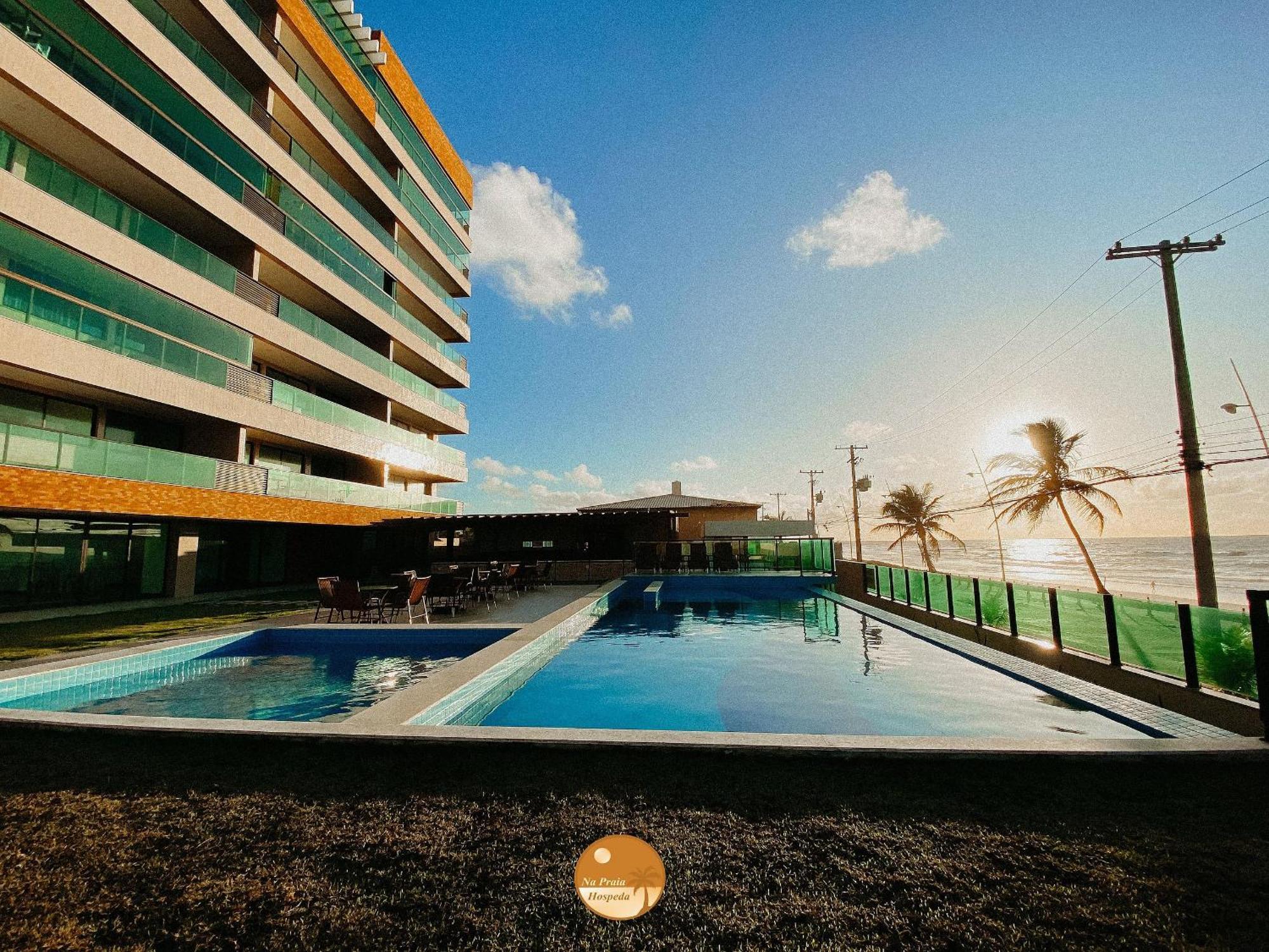 Pe Na Areia, Piscina Borda Infinita, Vaga De Garagem, Portaria 24 Hs Daire Salvador da Bahia Oda fotoğraf